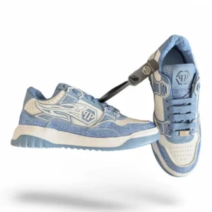 PHILIPP PLEIN phantom kick$ blue and white