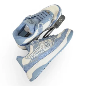 PHILIPP PLEIN phantom kick$ blue and white