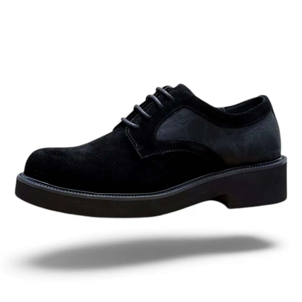 VALENTINO garavani vltn suede derby black