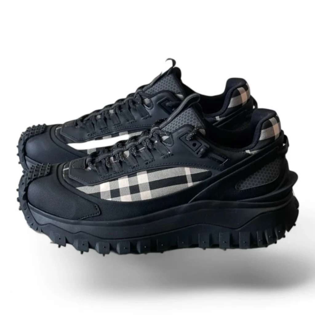BURBERRY arthur sneaker black and beige check