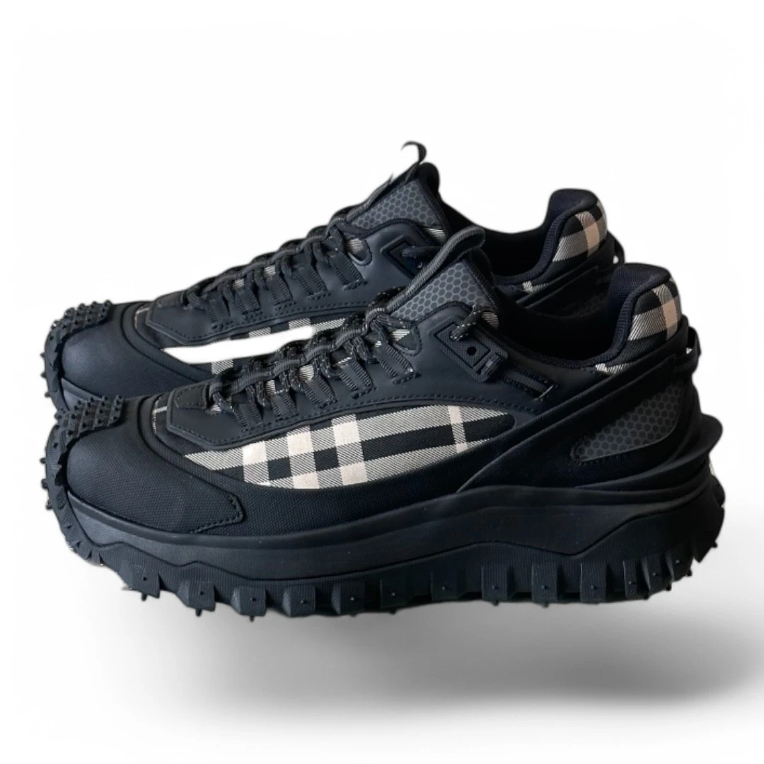 BURBERRY arthur sneaker black and beige check