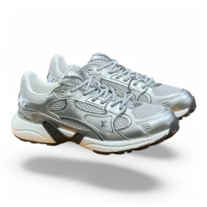 LOUIS VUITTON lv runner tatic silver and grey