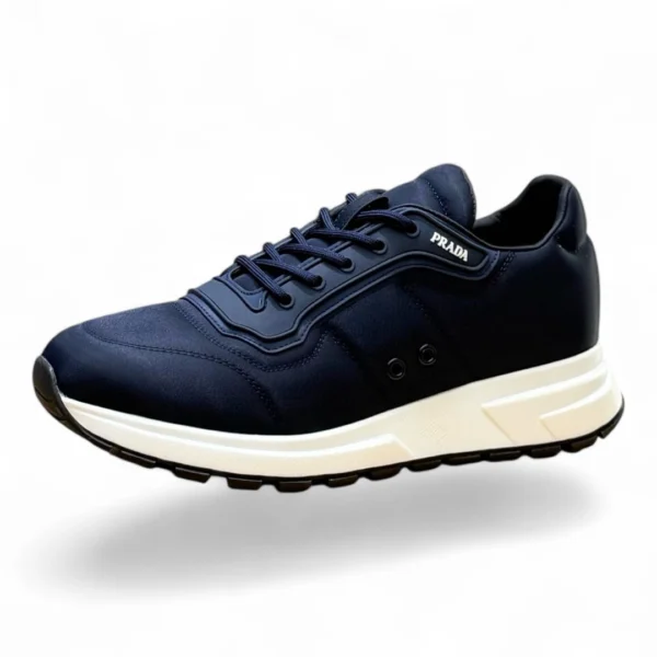 PRADA prax 01 navy and white
