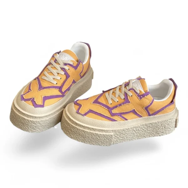 MMY high sole skate shoes sneaker orange