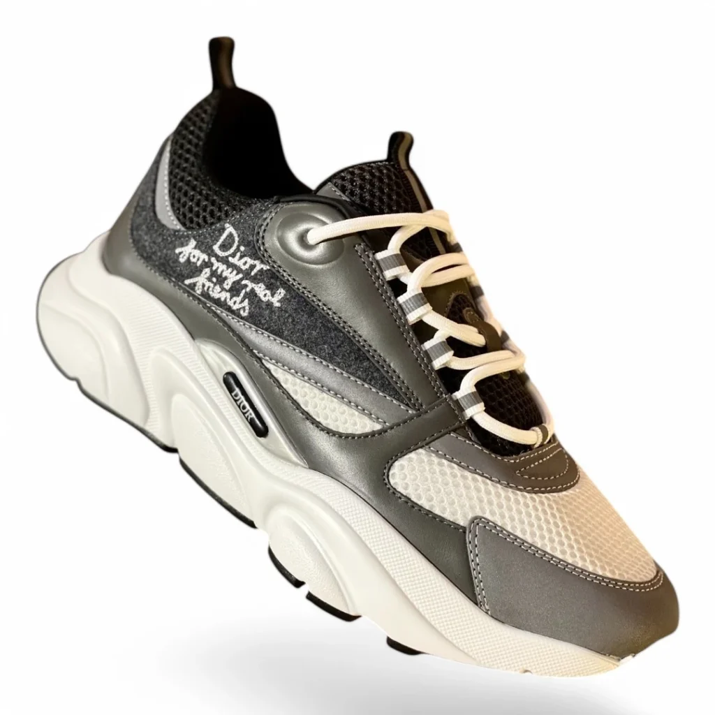 DIOR b30 sneaker grey and white