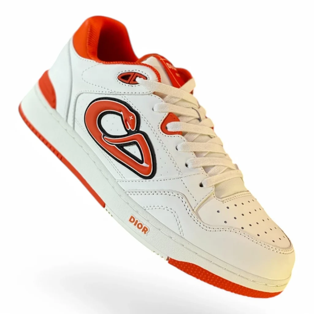 DIOR b57 sneaker white and red