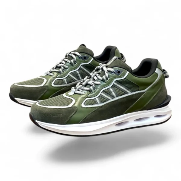 MONCLER trailgrip knit low green and grey