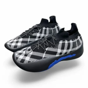 BURBERRY lynstone sneaker black and white