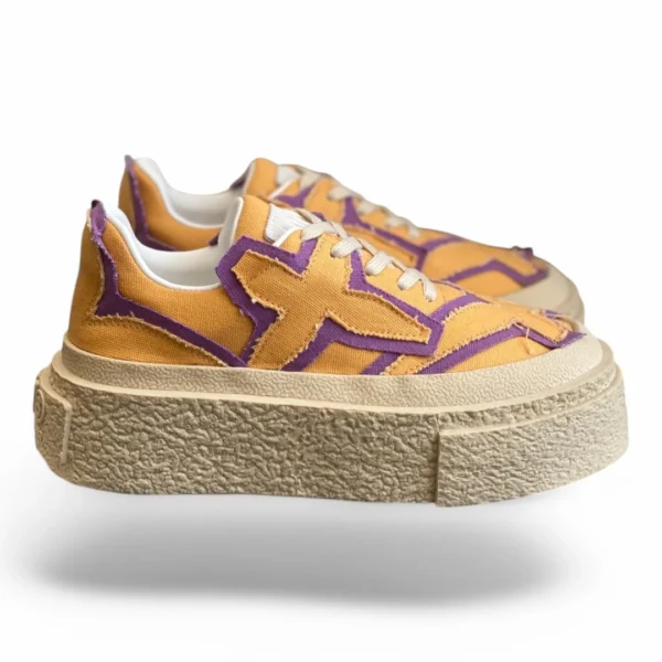 MMY high sole skate shoes sneaker orange