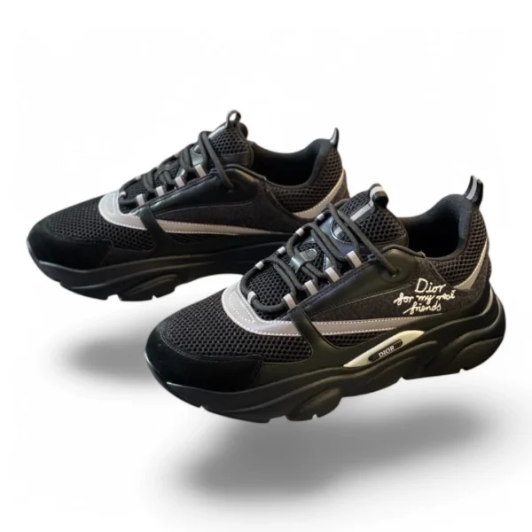 DIOR b30 sneaker black and silver