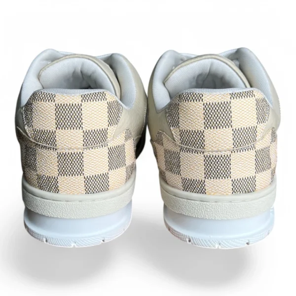 LOUIS VUITTON lv trainer monogram damier cream and white
