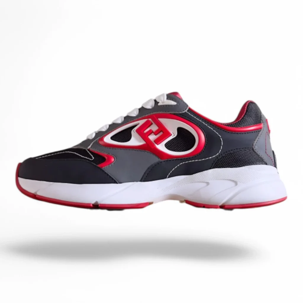 FENDI match black and red