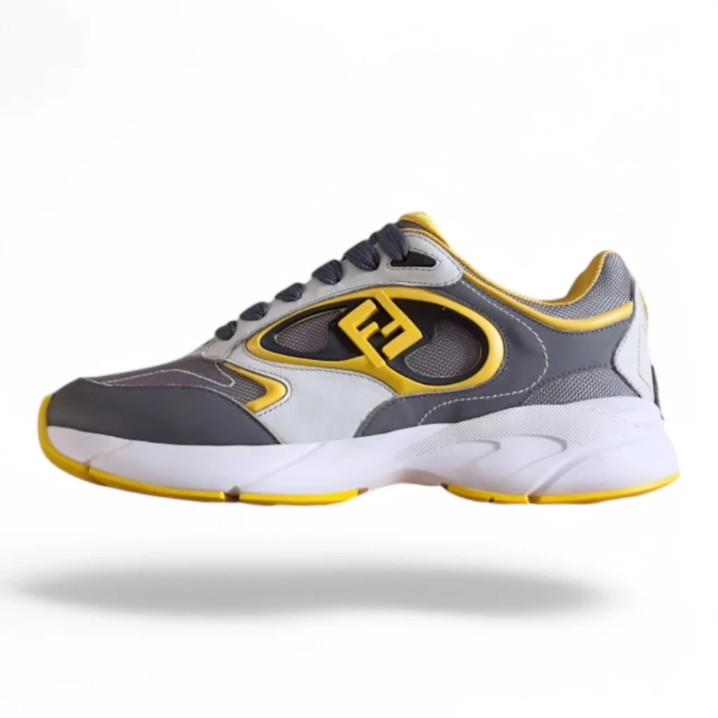 FENDI match grey and yellow