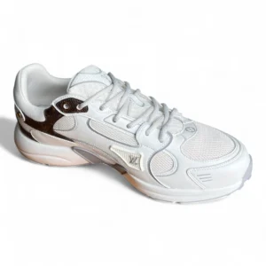 LOUIS VUITTON lv runner tatic sneaker white monogram canvas