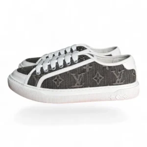 LOUIS VUITTON lv luxembourg samothrace sneaker monogram denim grey
