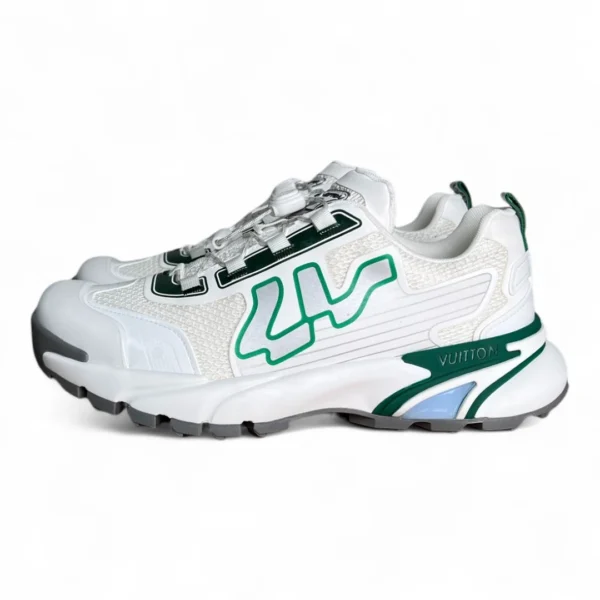 LOUIS VUITTON lv 2.0 sneaker white and green
