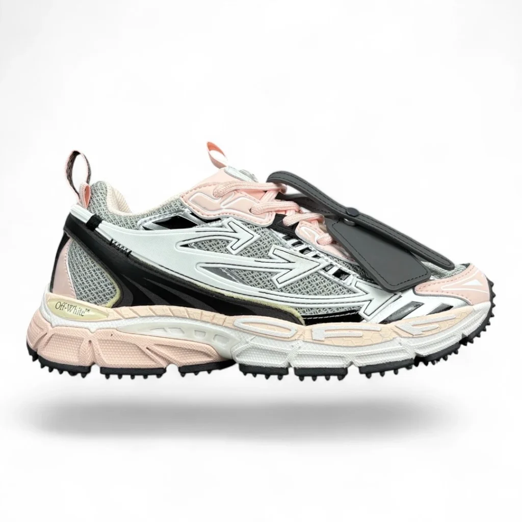 OFF-WHITE odsy-1000 sneakers light pink and white