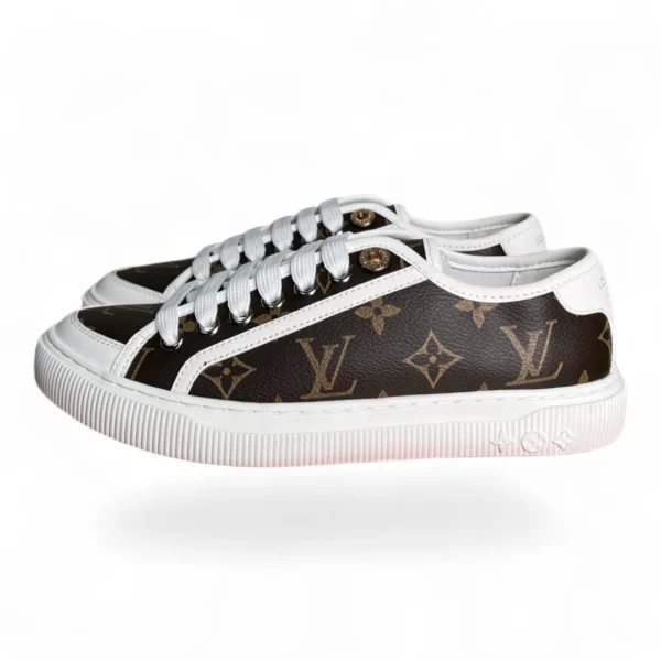 LOUIS VUITTON lv luxembourg samothrace sneaker monogram classic brown