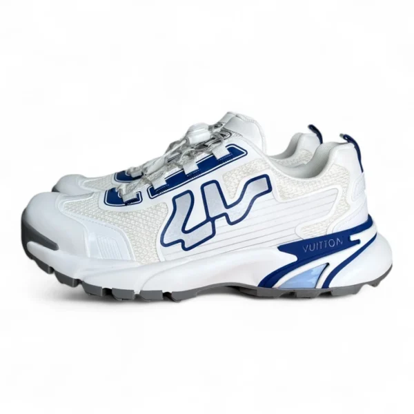 LOUIS VUITTON lv 2.0 sneaker white and blue