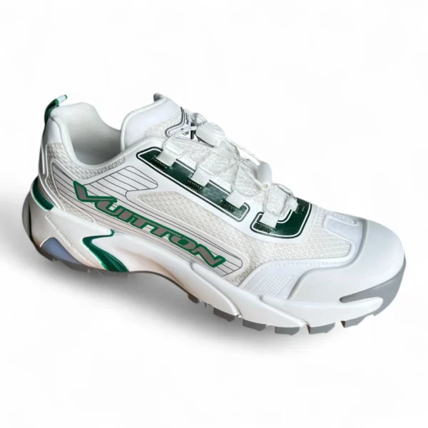 LOUIS VUITTON lv 2.0 sneaker white and green