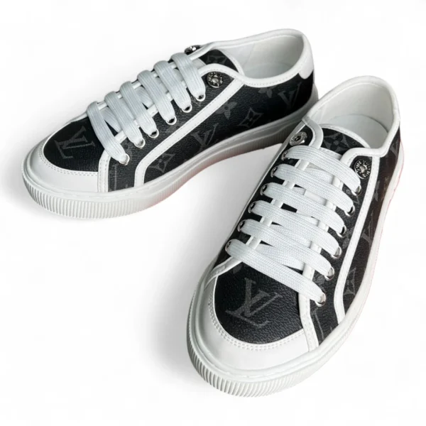 LOUIS VUITTON lv luxembourg samothrace sneaker monogram black