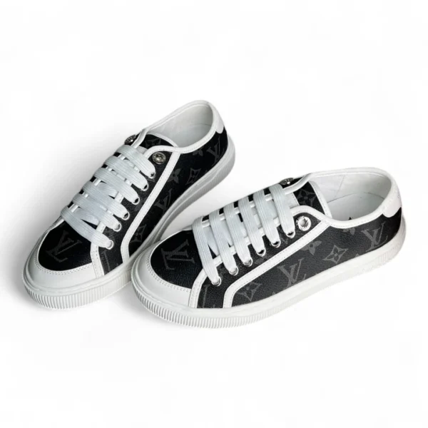 LOUIS VUITTON lv luxembourg samothrace sneaker monogram black