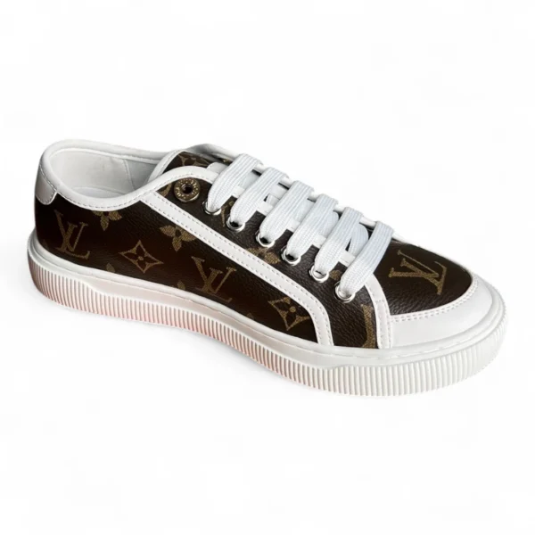 LOUIS VUITTON lv luxembourg samothrace sneaker monogram classic brown