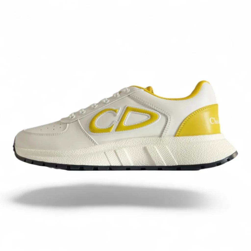 DIOR b30 sneaker white and yellow