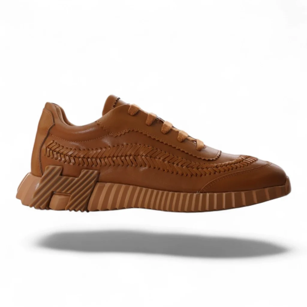 HERMÈS bouncing sneaker brown