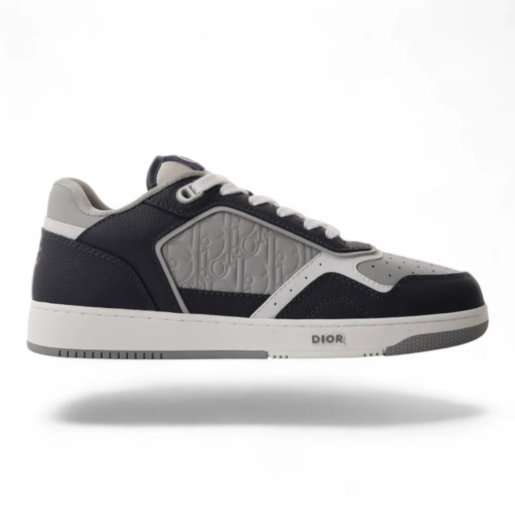 DIOR b27 uptown low-top sneaker navy blue and gray