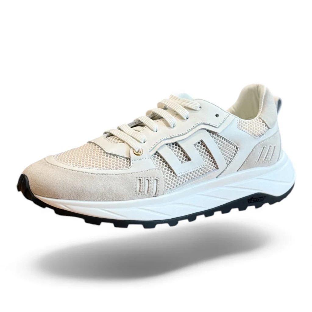 VERSACE low-top sneakers beige