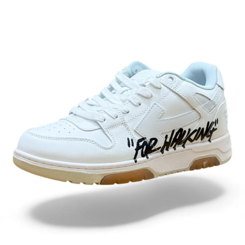 OFF-WHITE out of office sneaker for walking white and black