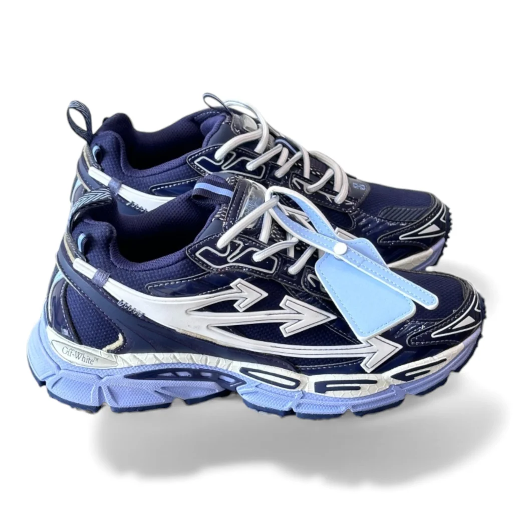 OFF-WHITE be right back sneakers purple