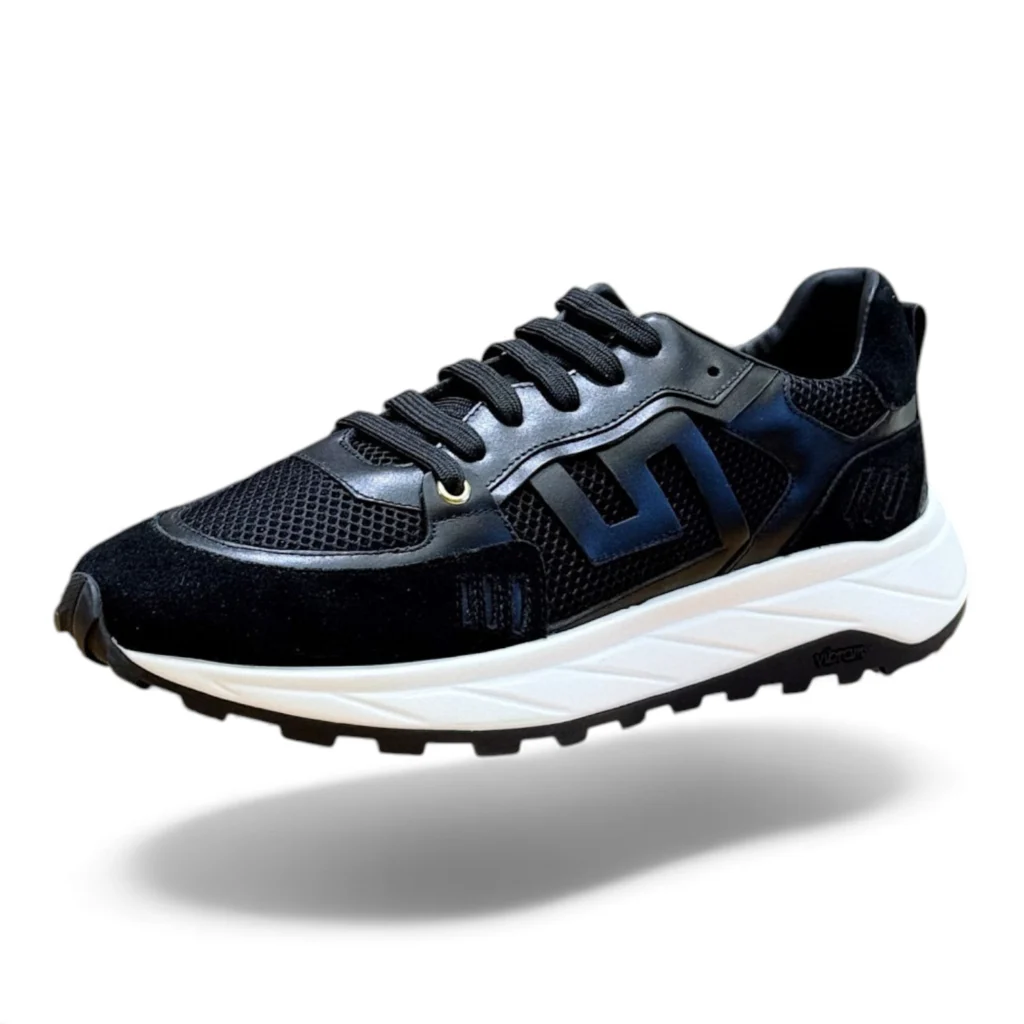 VERSACE low-top sneakers black