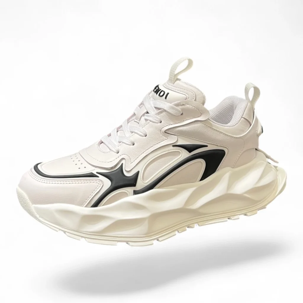 FENDI wave pulse sneakers white and black