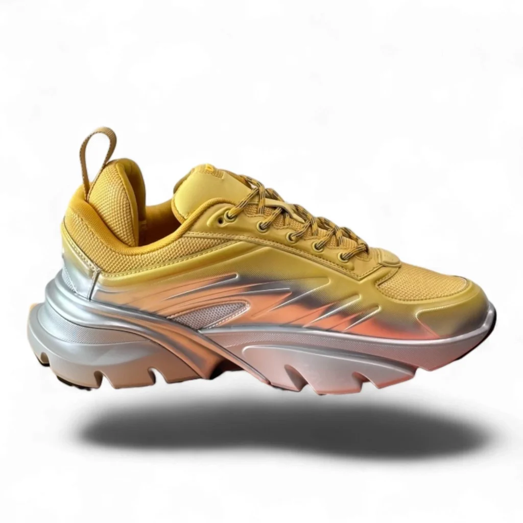 DIOR b22 silver and yellow