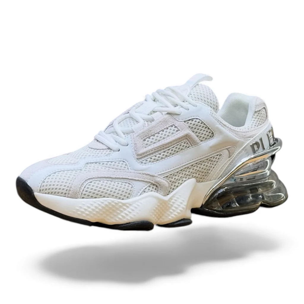 PHILIPP PLEIN tiger thunder mix runners white