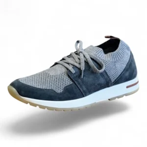 LORO PIANA 360 LP lady flexy walk sneaker grey and charcoal