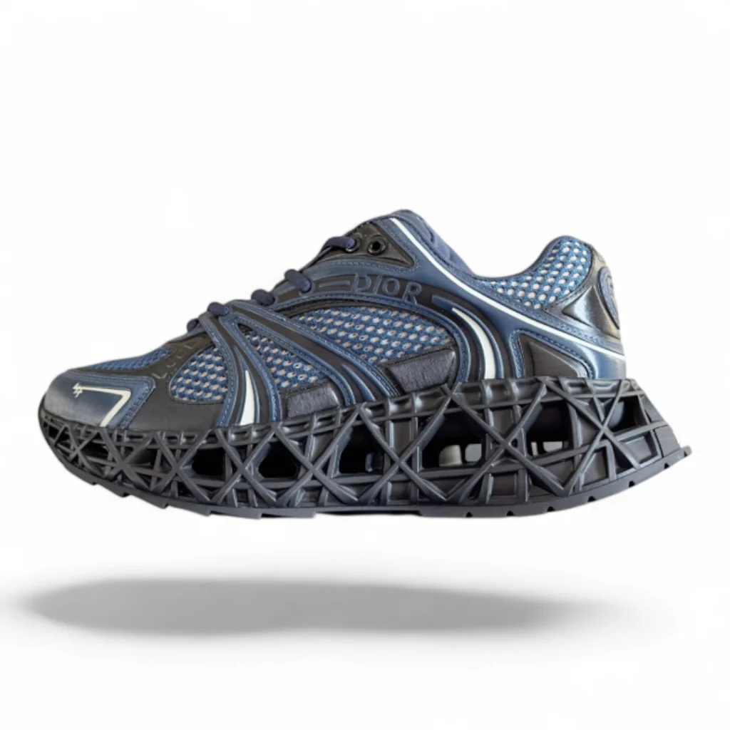 DIOR b33 sneaker dark grey and navy