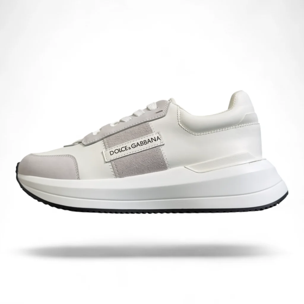DOLCE&GABBANA low-top platform sneakers white
