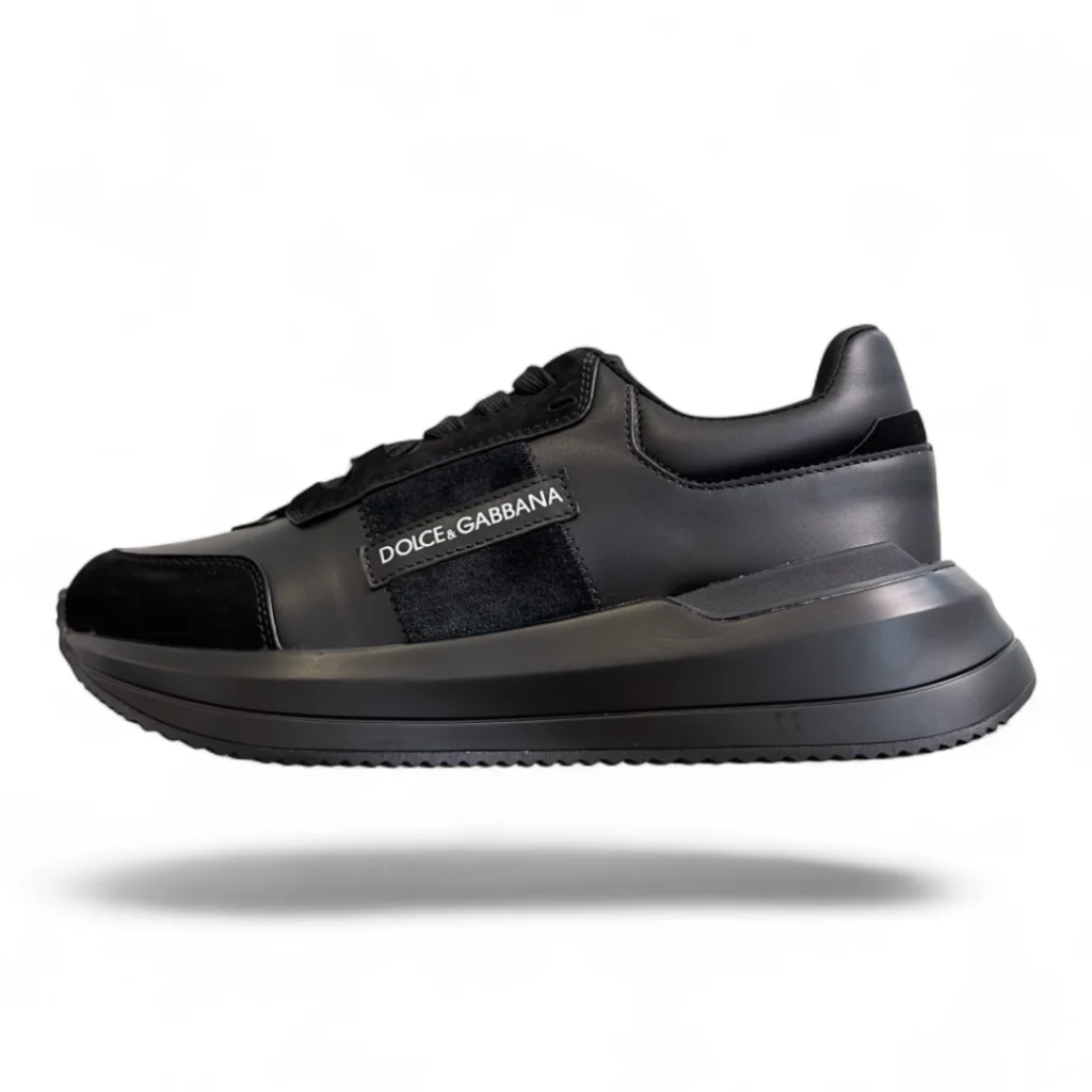 DOLCE&GABBANA low-top platform sneakers black