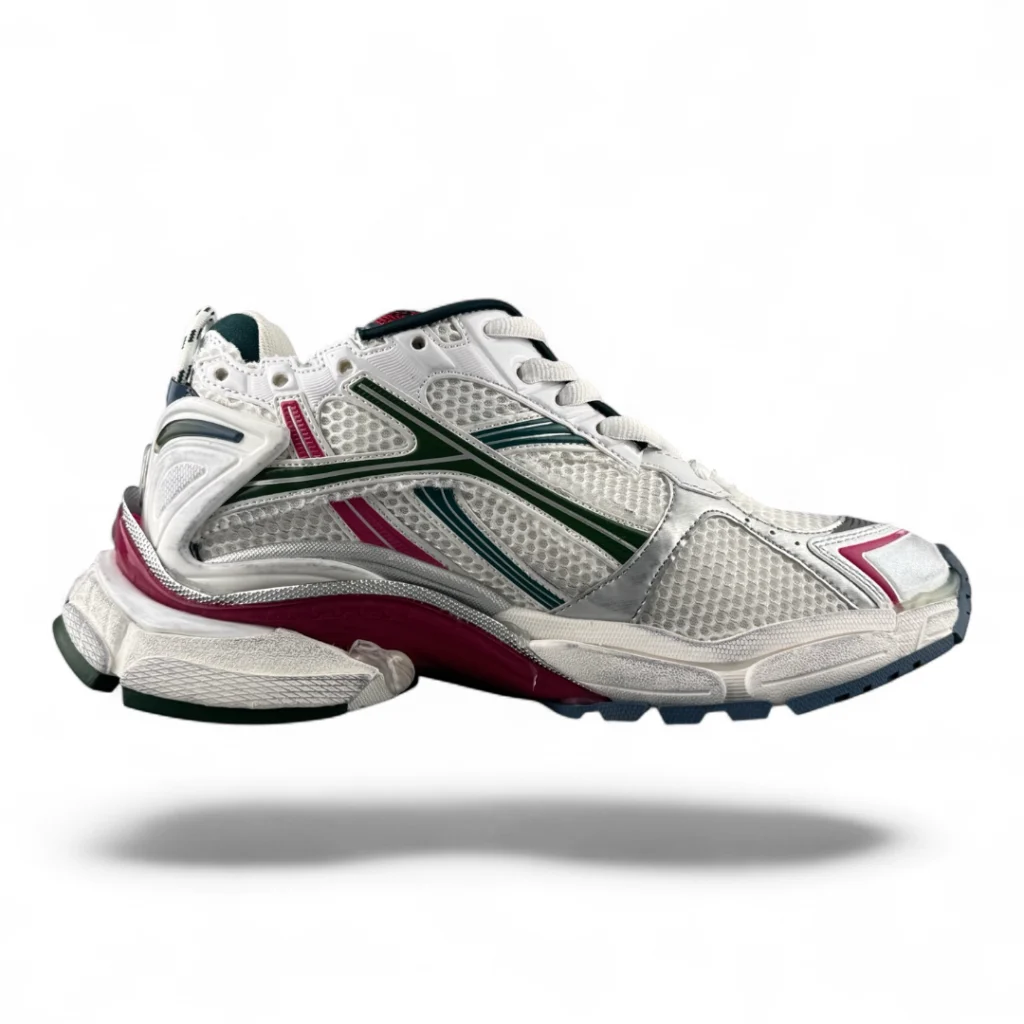 BALENCIAGA runner sneaker white and red