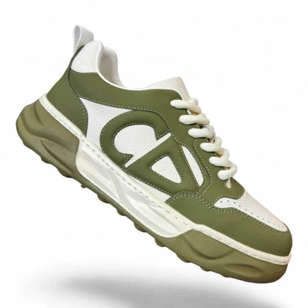 DIOR b57 sneaker green and white