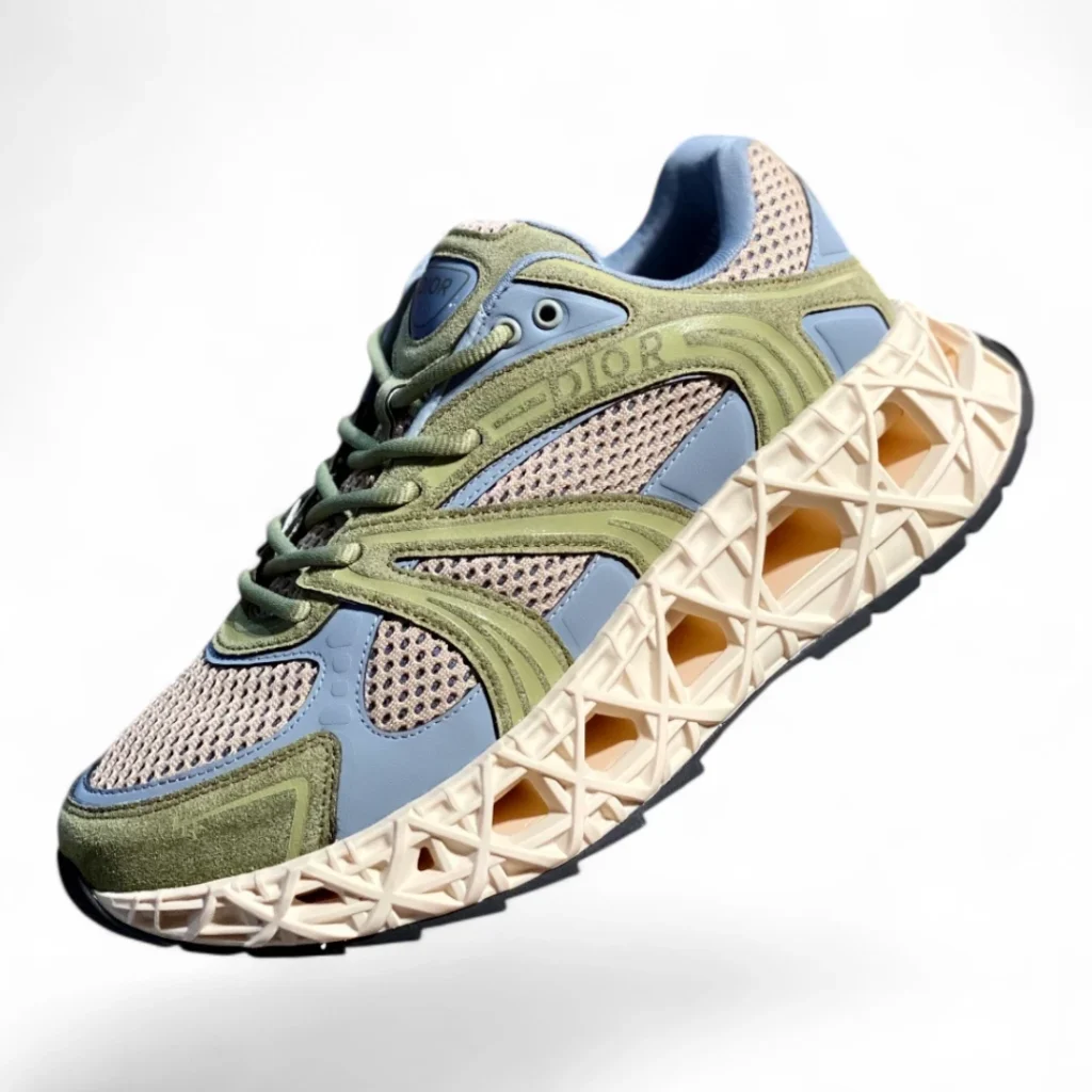 DIOR b30 sneaker green and beige