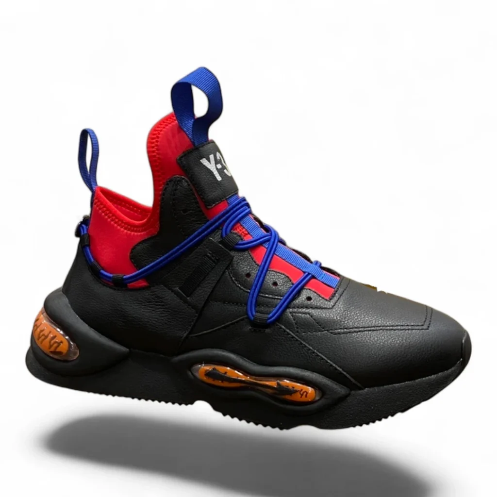 Y-3 kaiwa sneaker black and red