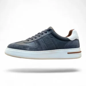 LORO PIANA newport walk sneaker grey and white