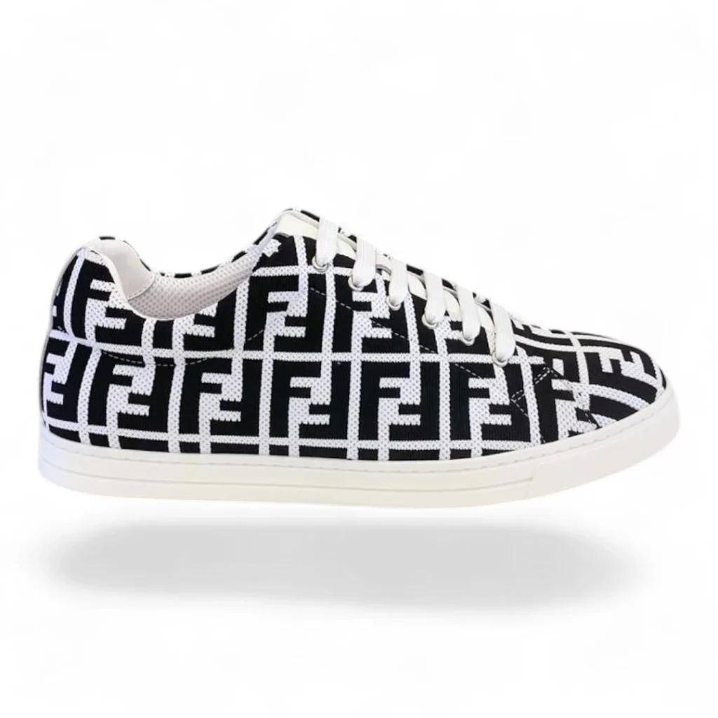 FENDI flow ff knit black and white