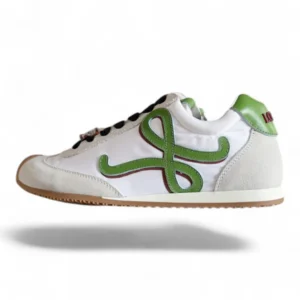 LOEWE ballet runner white and green
