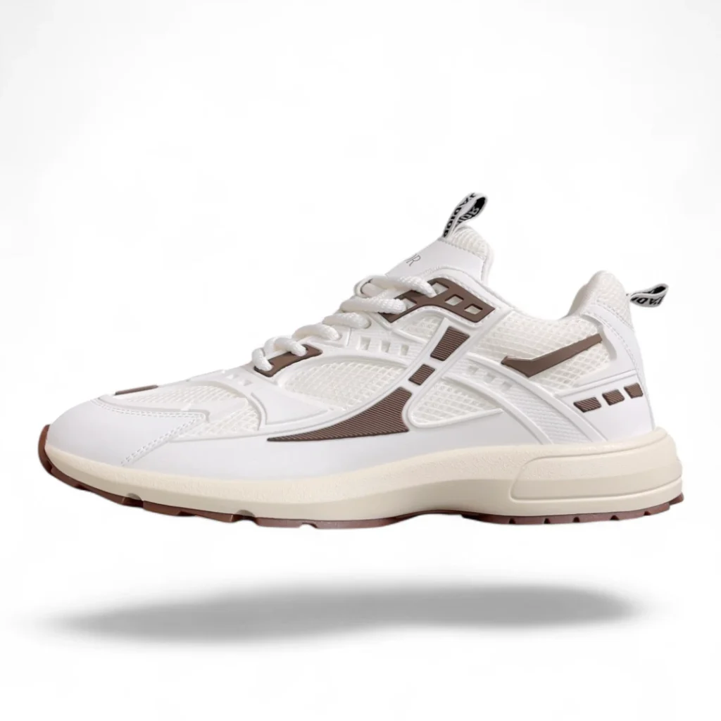 DIOR b27 runner white and brown