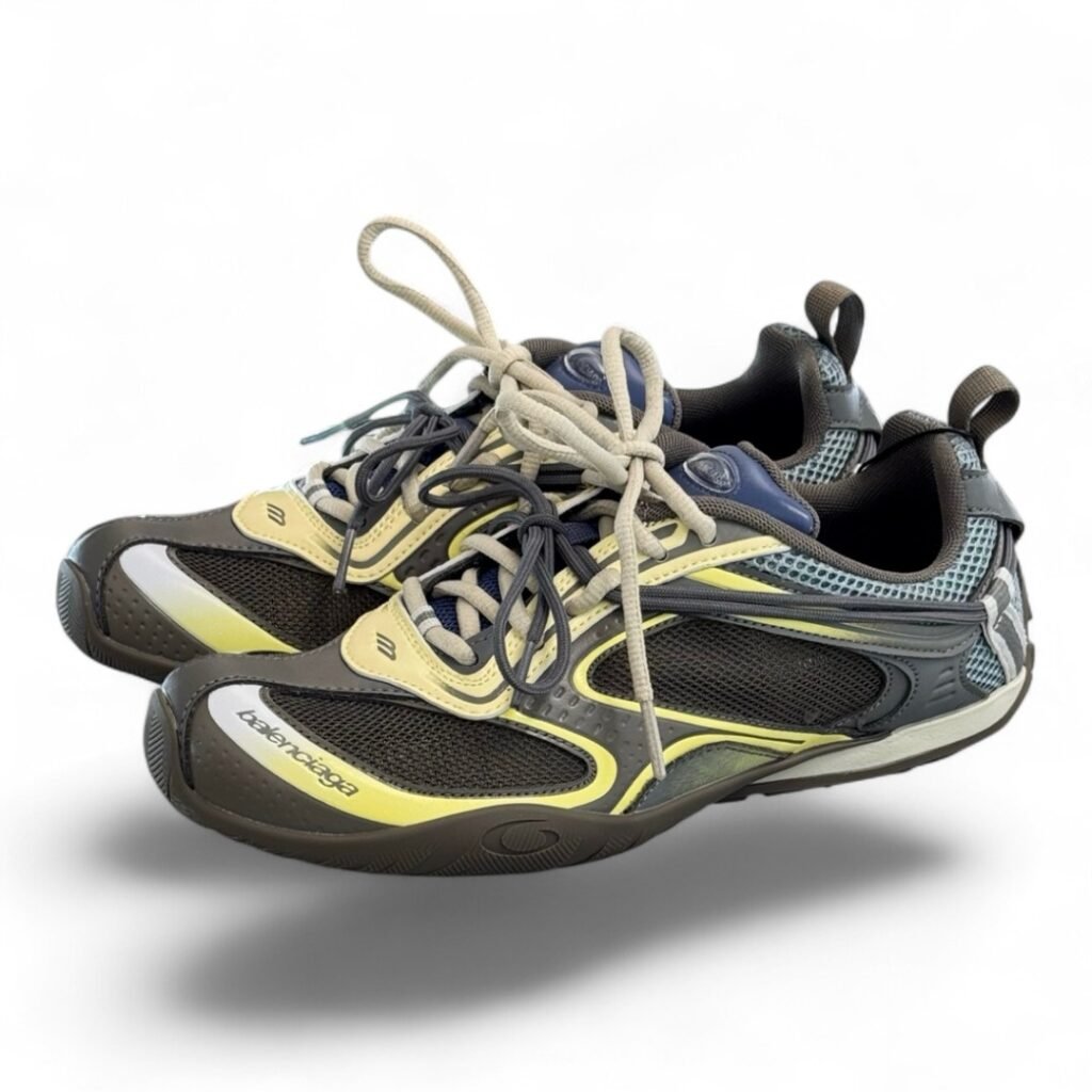 BALENCIAGA speed runner sneaker yellow and black